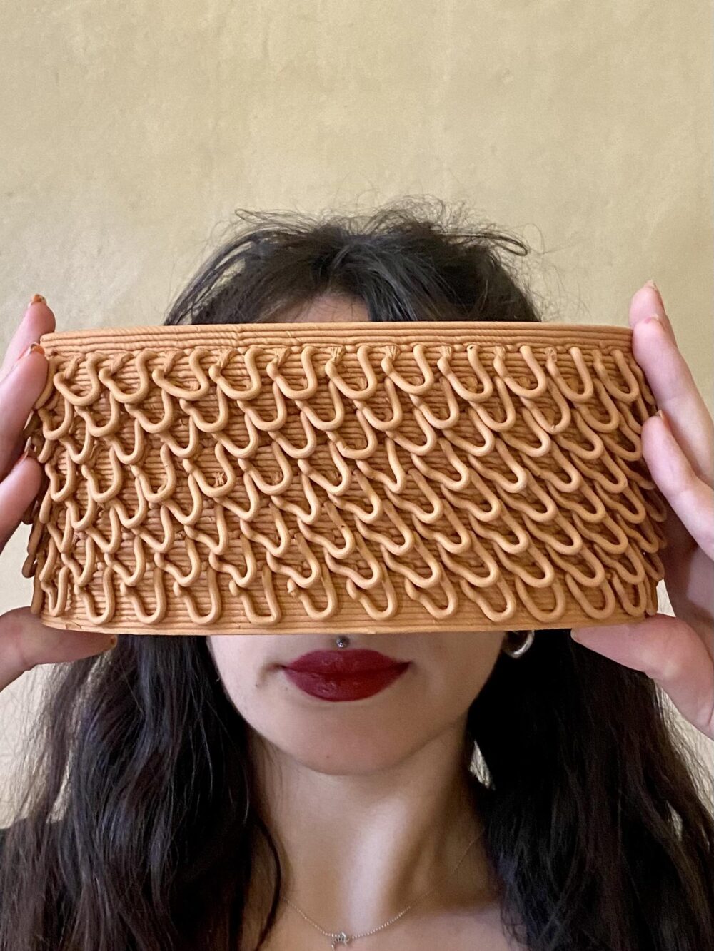 3D printed ceramic brick